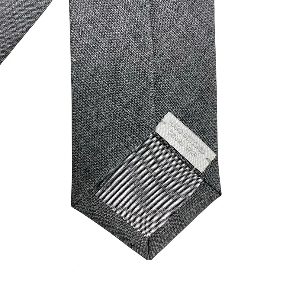 Eleventy First Class Platinum Collection NEW Men's Skinny Gray Tie 2 1/8
